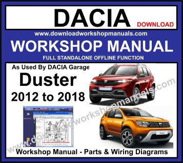 Dacia Duster Workshop service Repair Manual